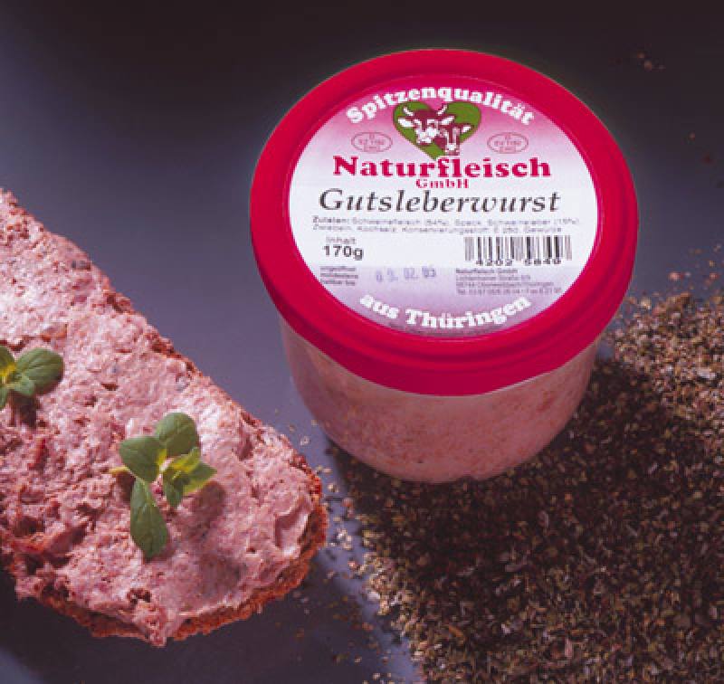 Gutsleberwurst im Glas, 170 g Gutsleberwurst im Glas, 170 g